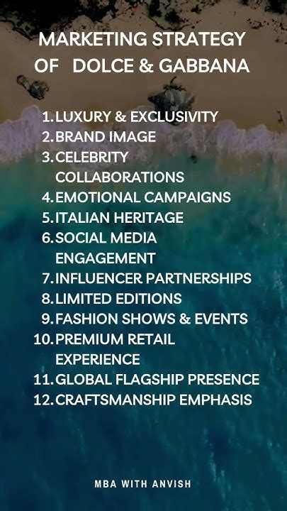 dolce gabbana's marketing strategy